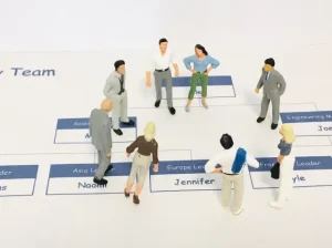 外国人採用について話し合っている様子